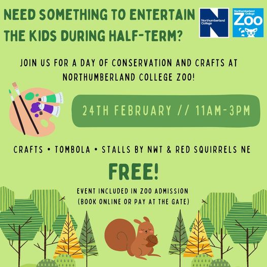 February Half Term at Northumberland College Zoo