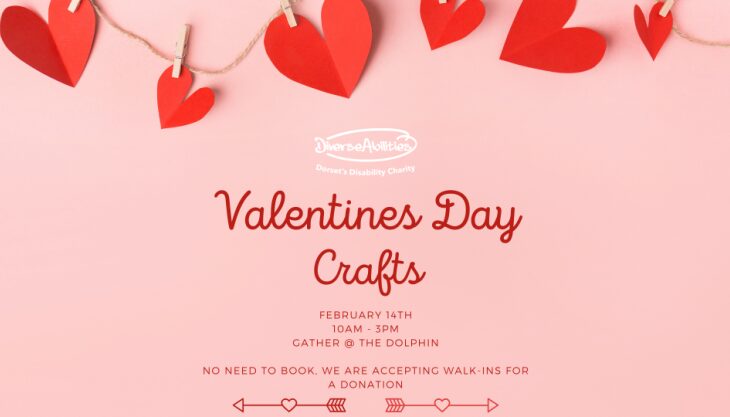 Valentine’s Day Crafts at the Dolphin Centre