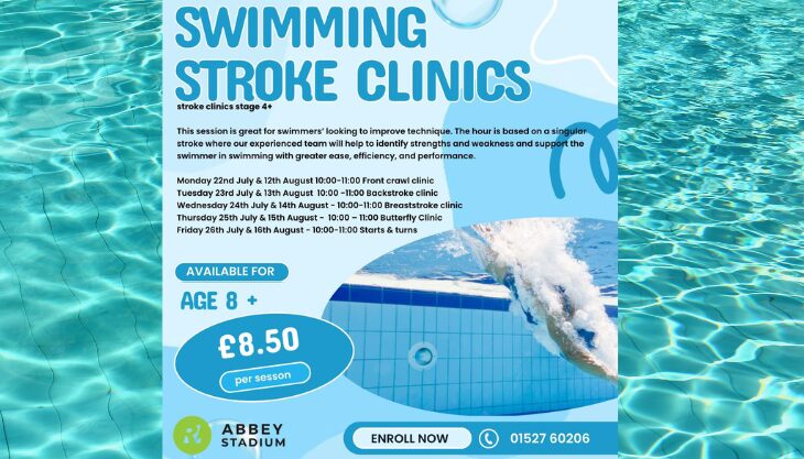 Swimming stroke clinics at Abbey Stadium -Redditch