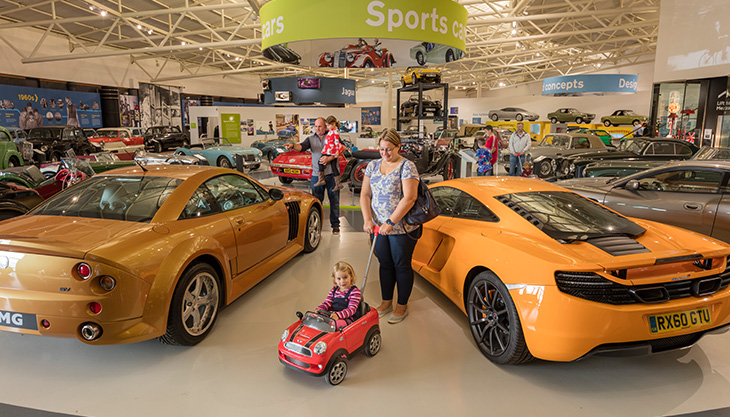 Win a family ticket to the British Motor Museum