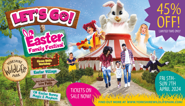 Let’s Go Easter Family Festival at Yorkshire Wildlife Park