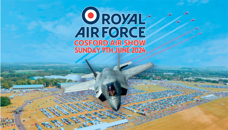 Win tickets to RAF Cosford Air Show 2024