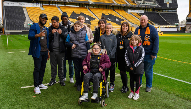 People On An Inclusive VIP Tour At Wolves Football Club