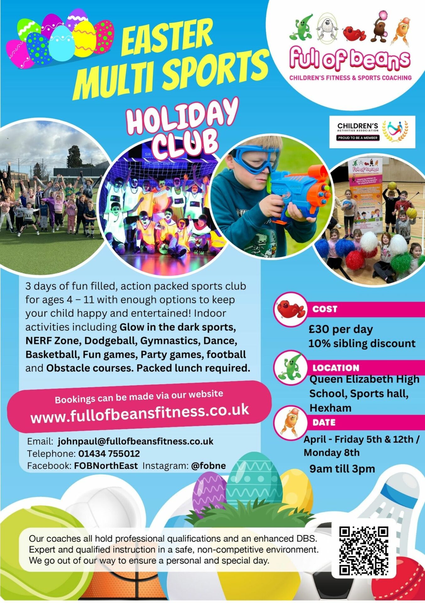 Full of Beans Easter Multi Sports Holiday Club