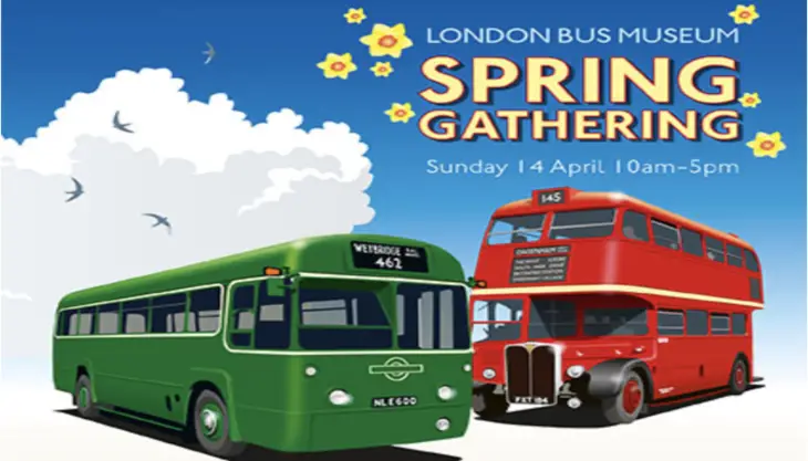 London Bus Museum Spring Gathering 2024 at Brooklands Museum