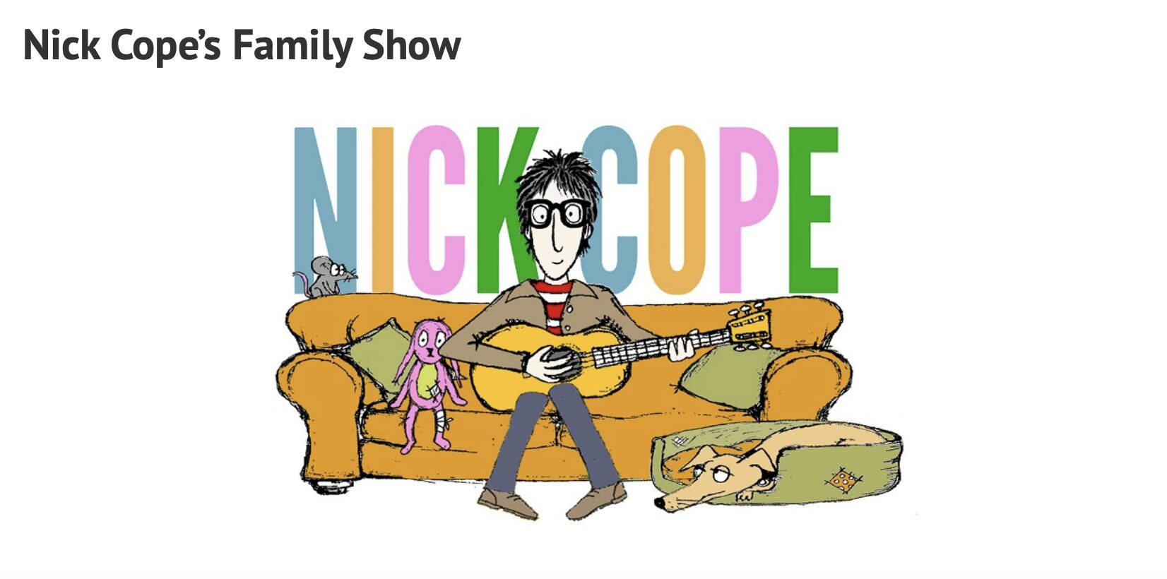 Nick Cope s Family Show Raring2go 