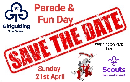 Sale Girlguiding & Scouting St. George’s Day Parade & Fun Day