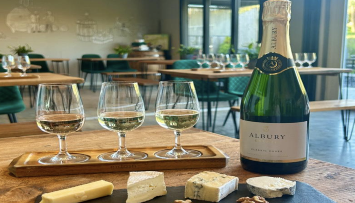 Cheese and Wine Tasting at Albury Vineyard