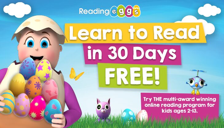 Learn to Read with Reading Eggs in 30 Days for FREE!