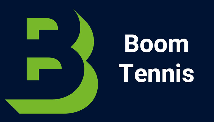 Boom Tennis Dark Blue Logo