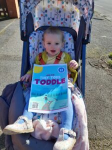 Toddlers from Bright Stars Play Space at Parkgate will be taking part in the Tiny Toes Toddle, including the co-owner’s daughter Rosie Austen, aged one.