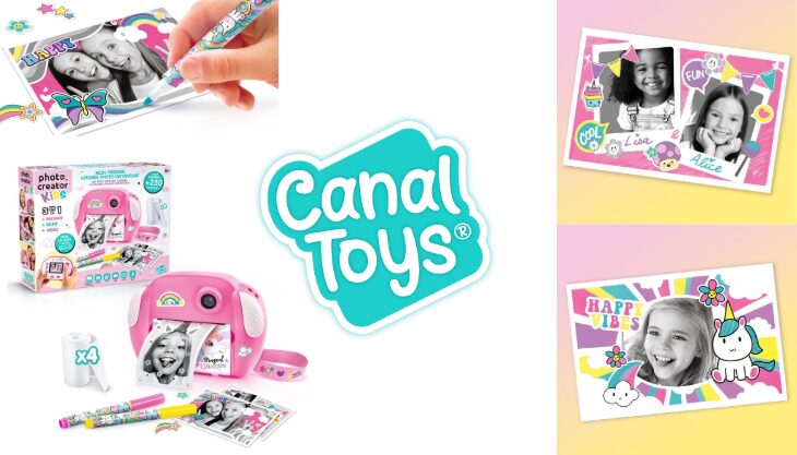 Win a Kids Photo Creator Instant Camera in Pink By Canal Toys