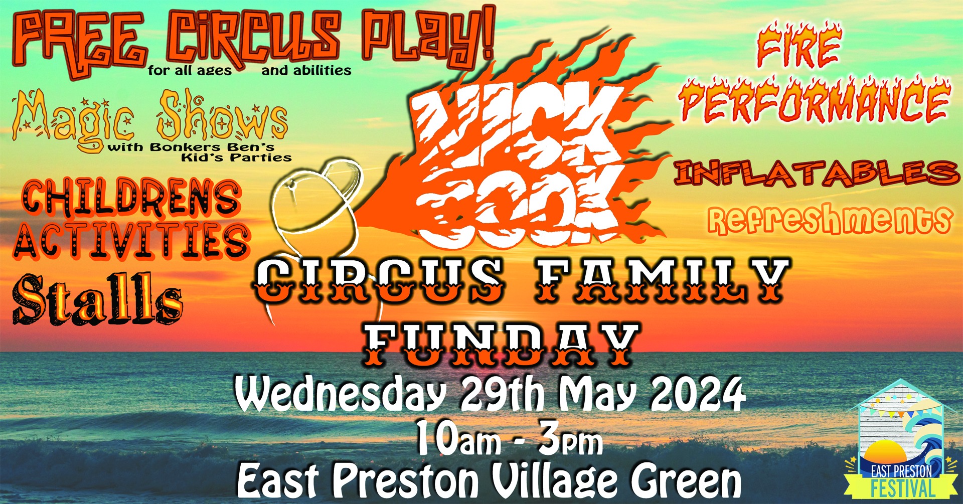 Nick Cook Circus Family Fun Day