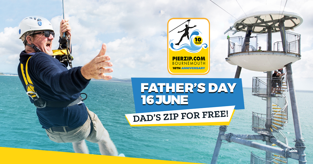 Dad’s PierZip for FREE at RockReef on Father’s Day!