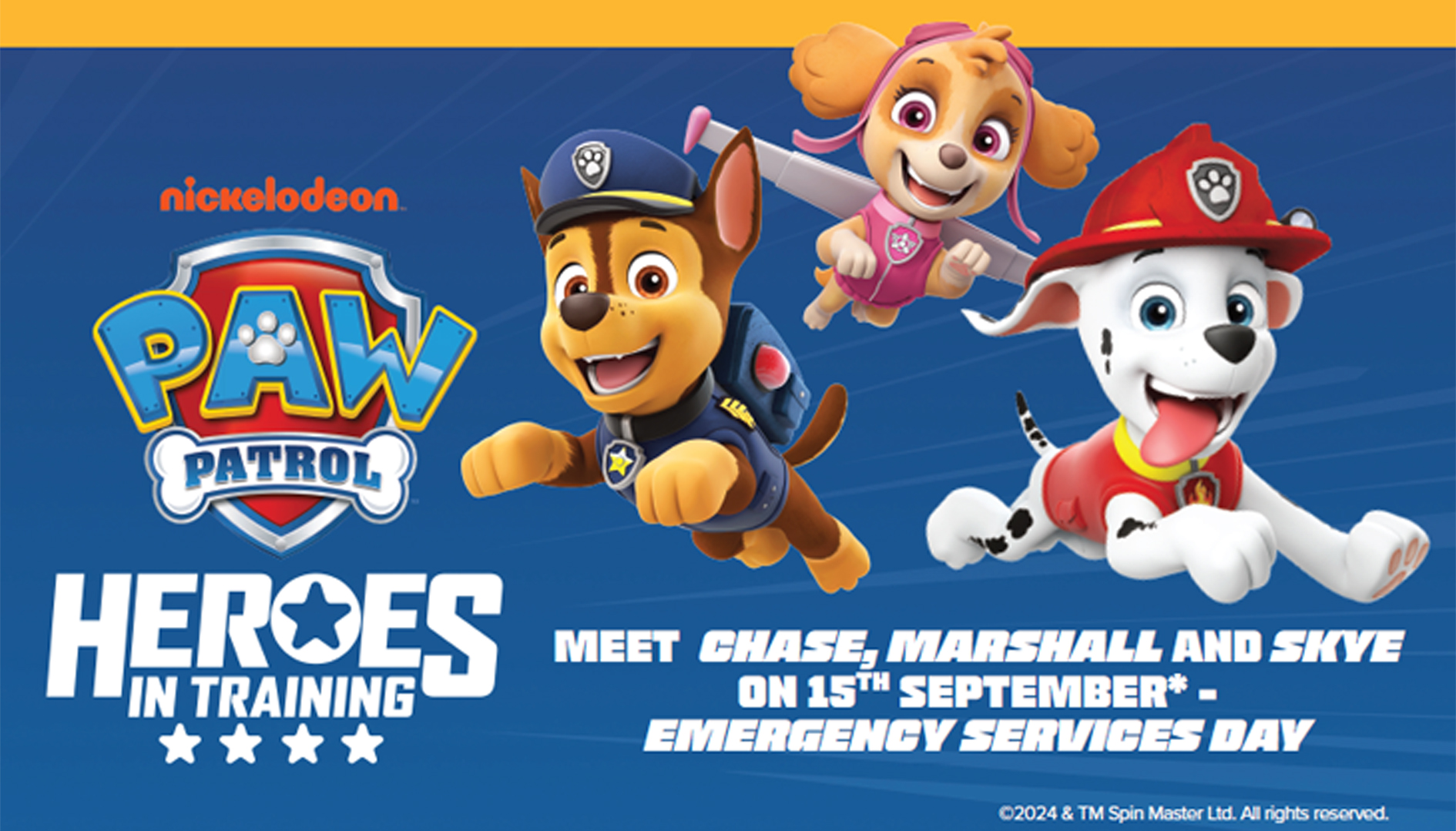 Emergency Services Day with Paw Patrol