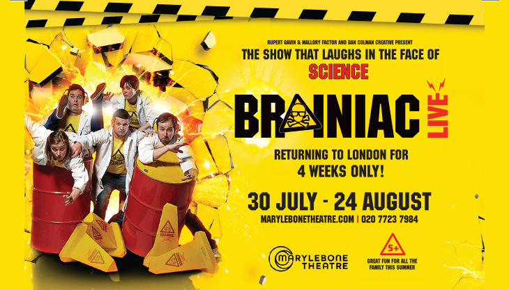 Brainiac Live at the Marylebone Theatre