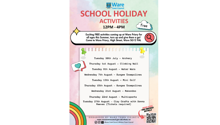 School Holiday Activities in Ware