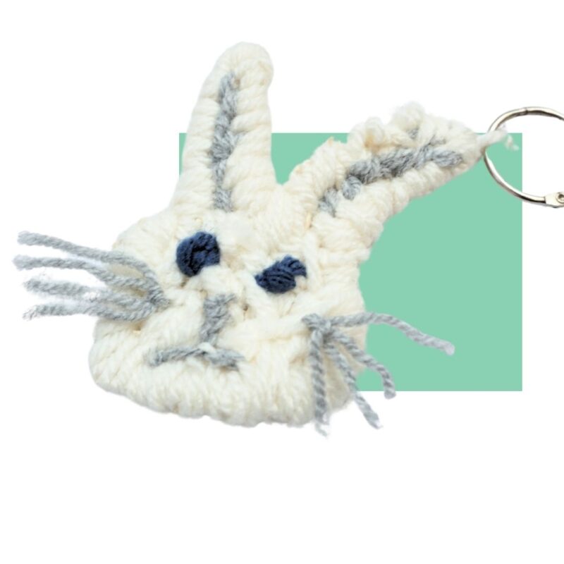 Animal Wool Keyring