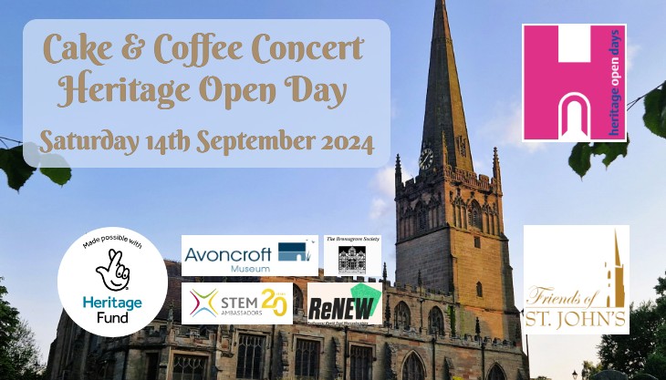 Cake & Coffee Concert and Open Day at St John’s Bromsgrove