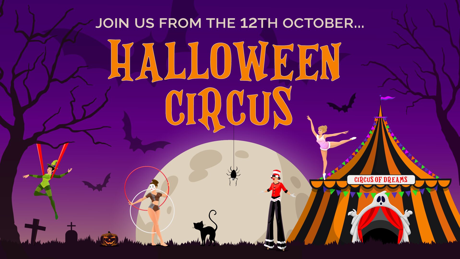 Halloween Circus at Chessington Garden Centre