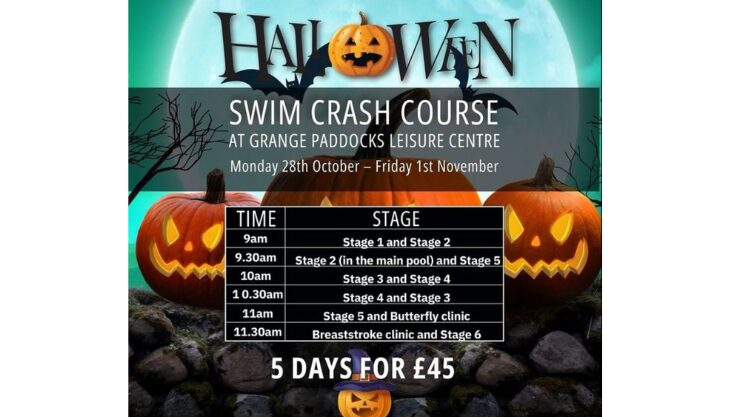 Halloween Swim Crash Course at Grange Paddocks Leisure Centre