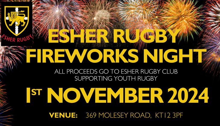 Esher Rugby Fireworks Night 2024