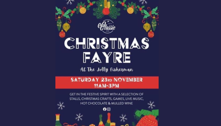 Christmas Fayre at the Jolly Fisherman Ware