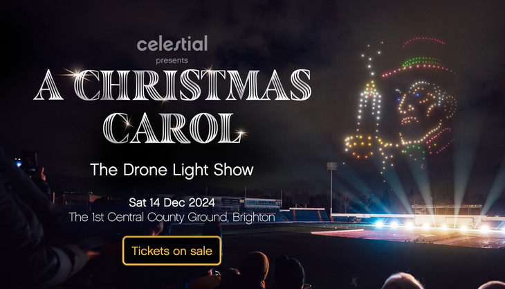 A Christmas Carol Drone Light Show