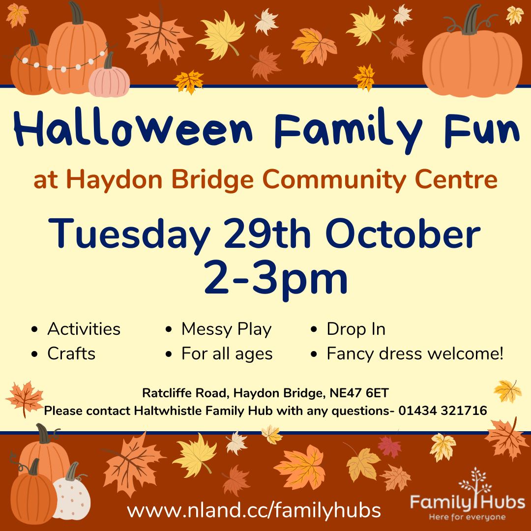 Halloween Family Fun Haydon Bridge Community Centre