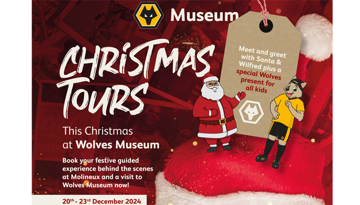 Santa Stadium Tours at Wolverhampton Football Club and Wolves Museum