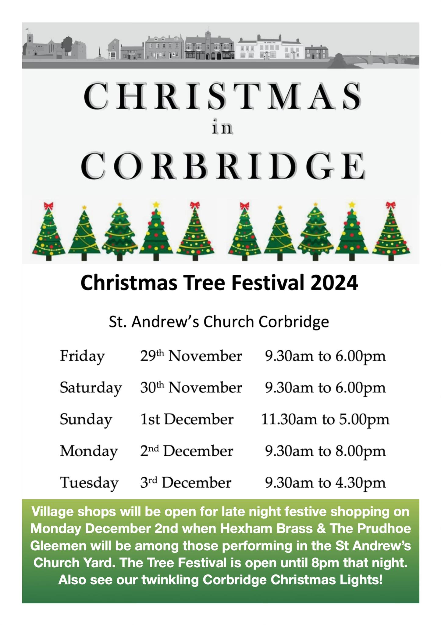 Corbridge Christmas Tree Festival