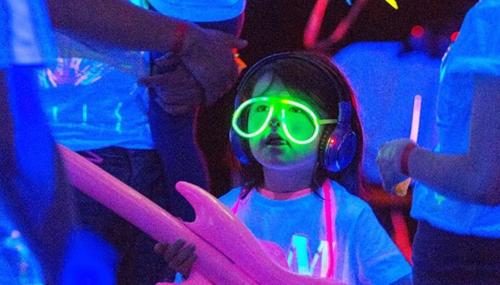 Let’s Glo UV Family Silent Disco