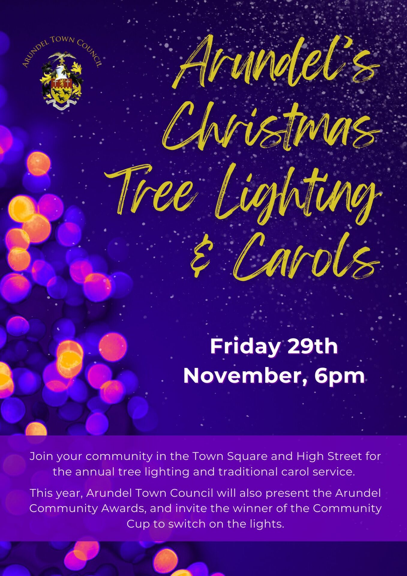 Arundel’s Christmas Tree Lighting and Carols