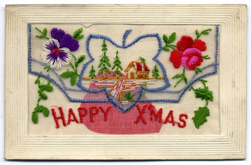 Calm at Christmas Crafting (Traditional embroidered cards)