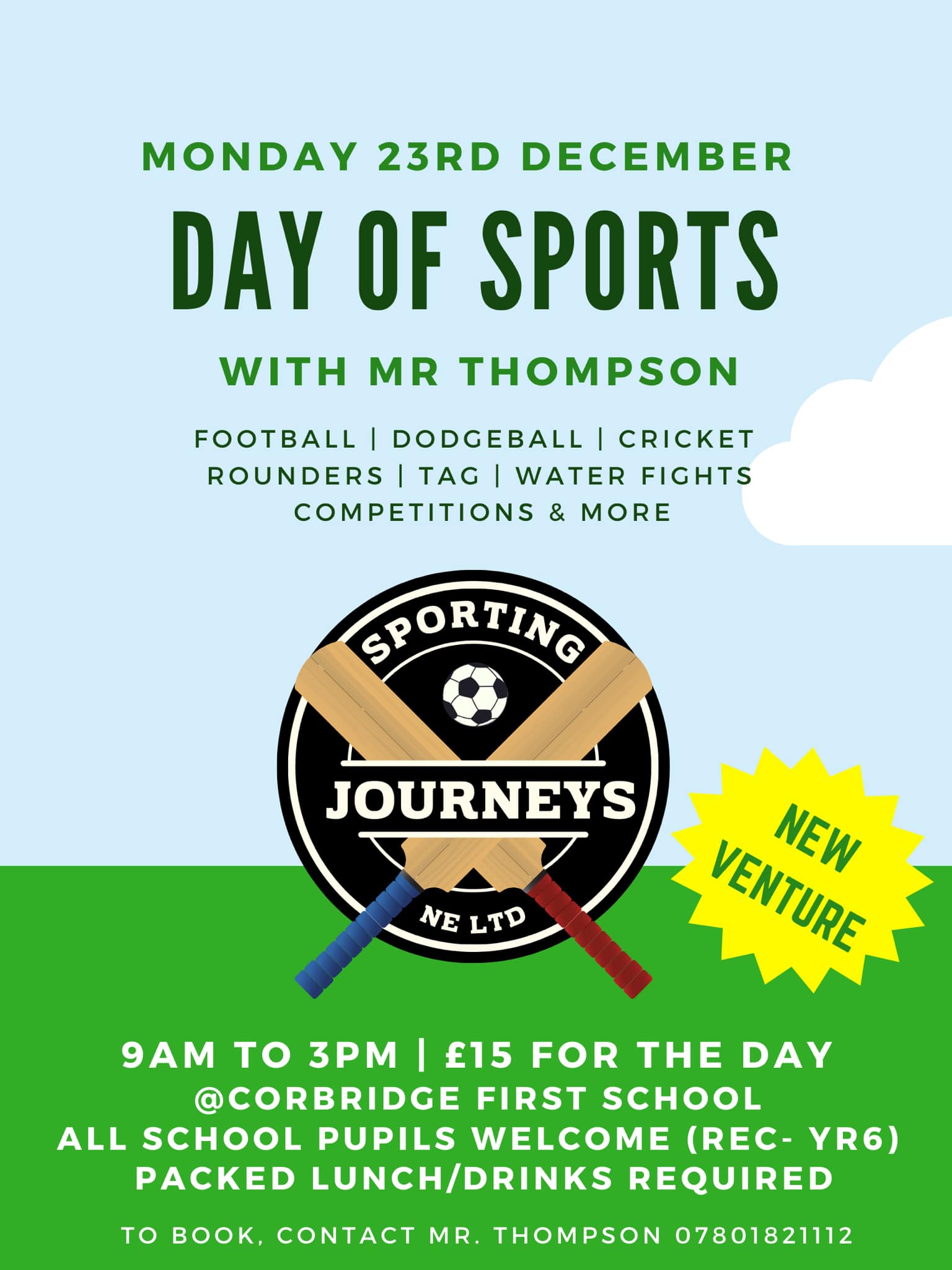 Day of Sports with Sporting Journeys NE