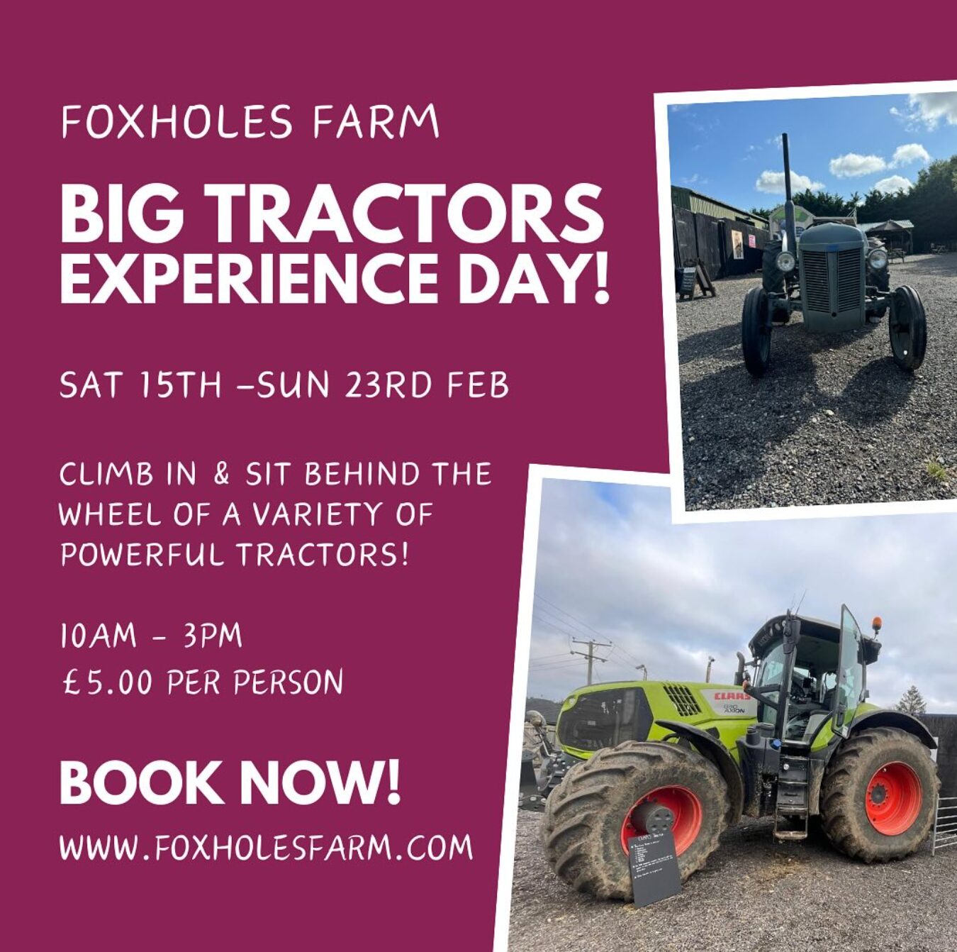 Big Tractors Experience Day