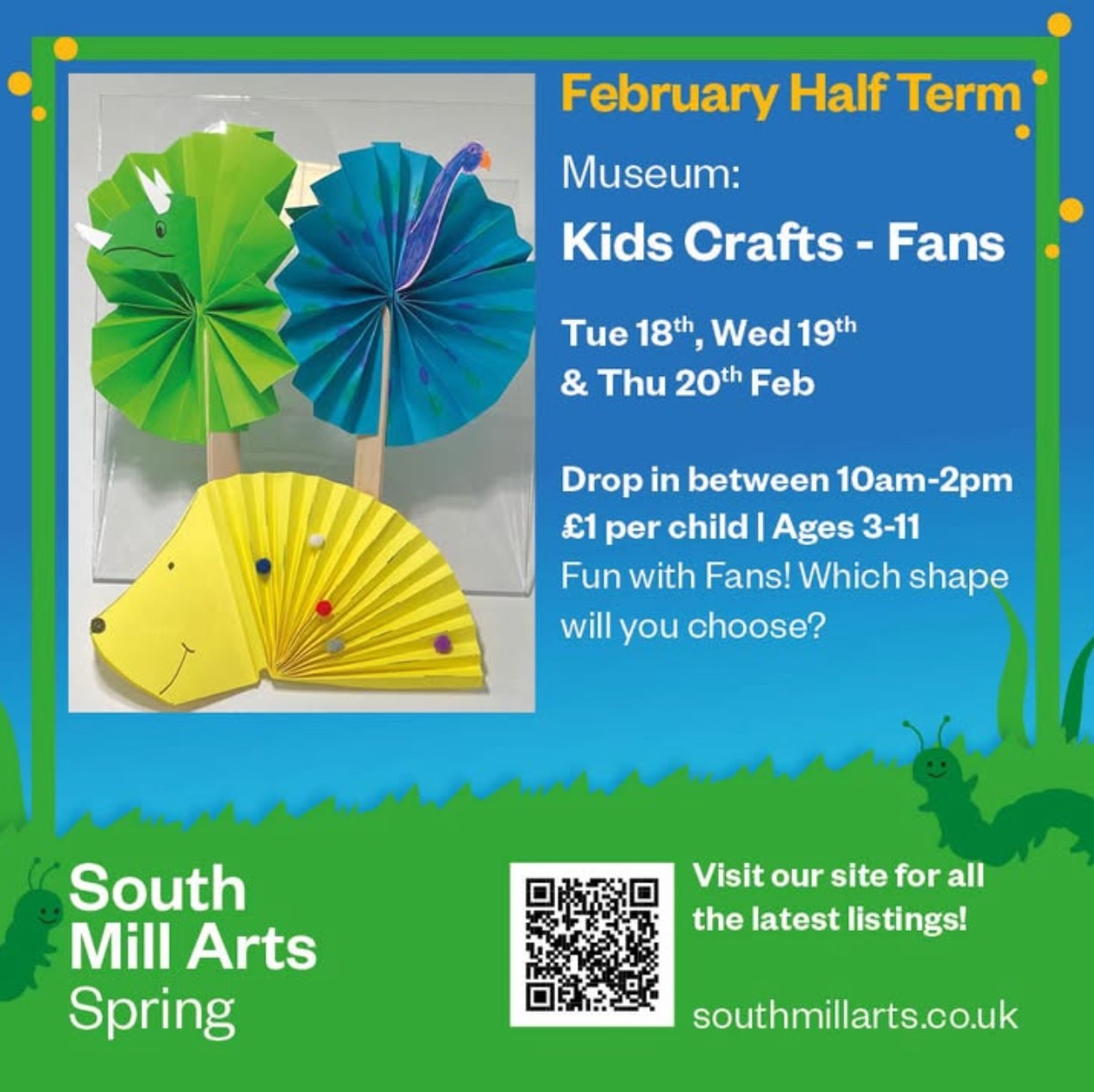 Kids Crafts at South Mill Arts Museum