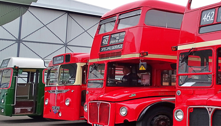 London Bus Museum Spring Gathering 2025 at Brooklands Museum