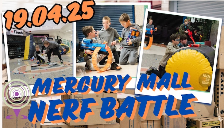 Mercury Mall Nerf Battle