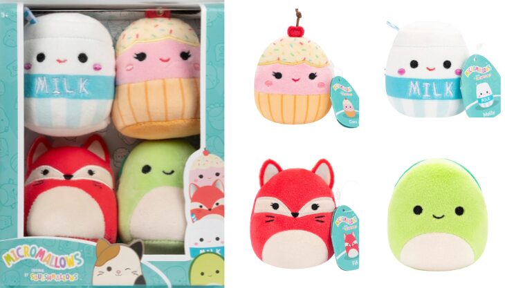 Win the Original Squishmallows Micromallows 4 Pack