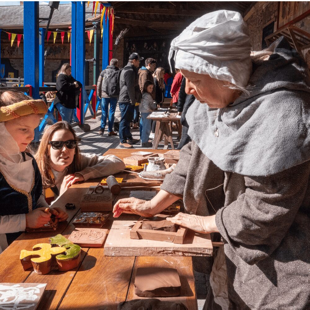 Medieval Tile Making with Company of Artisans