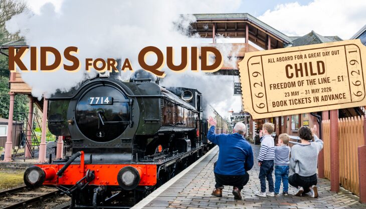 Kids for a Quid this May Half-Term at Severn Valley Railway