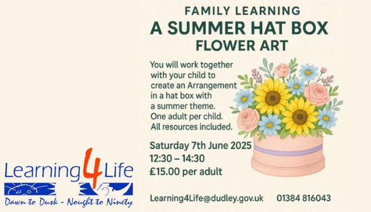 Family Learning Workshop – Summer Hat Box