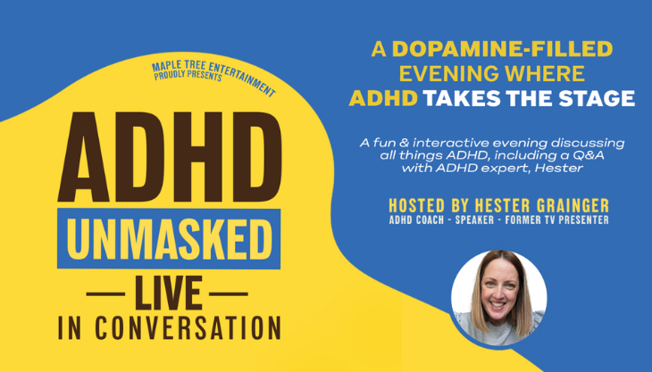 ADHD Unmasked at Swan Theatre, Worcester