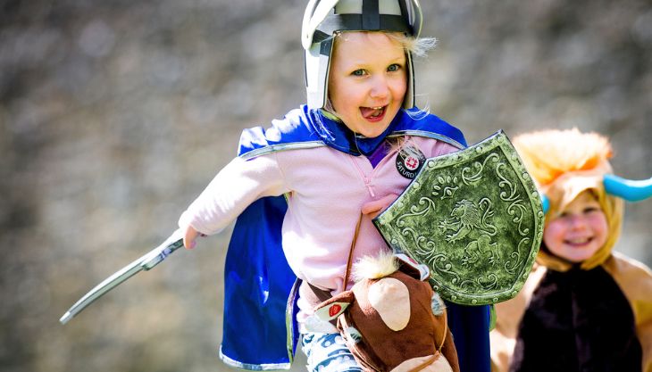 May half term fun and games at Beeston Castle