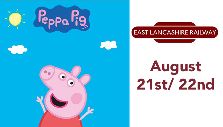 Peppa Pig at East Lancashire Railway this August