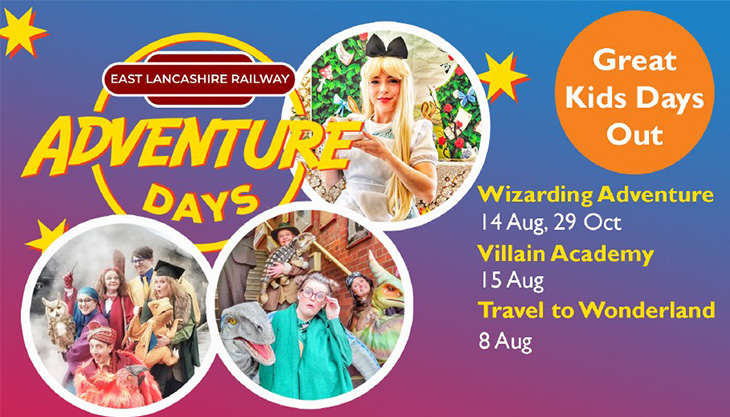 East Lancashire Railway Adventure Days this Summer