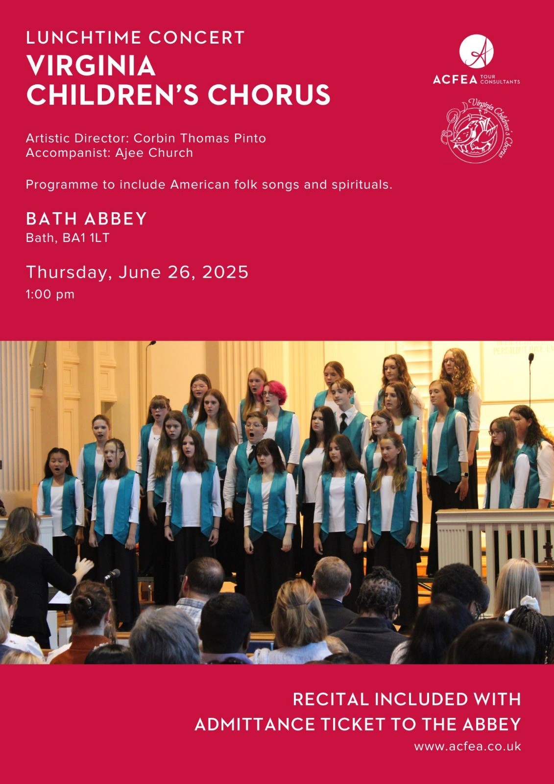 Virginia’s Children’s Chorus – Lunchtime Concert