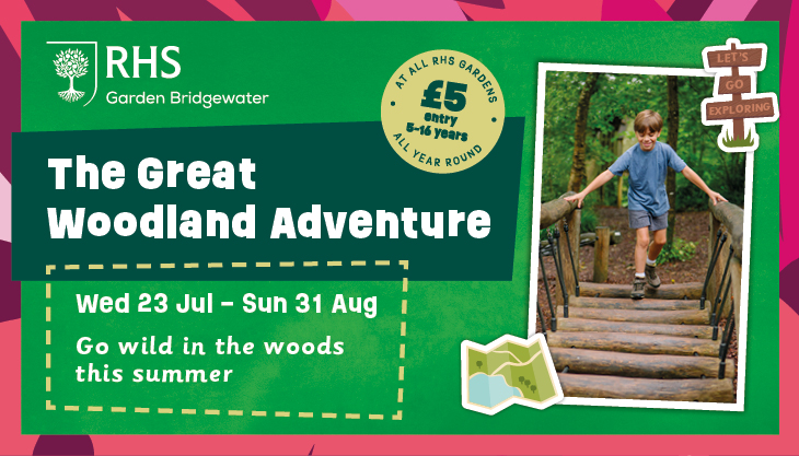 RHS Bridgewater Great Woodland Adventure this Summer