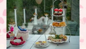 Alice in wonderland themed tea
